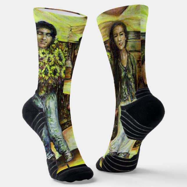 A Sistine ChapeI Phase of a ChaIIenge  Socks (Angled)