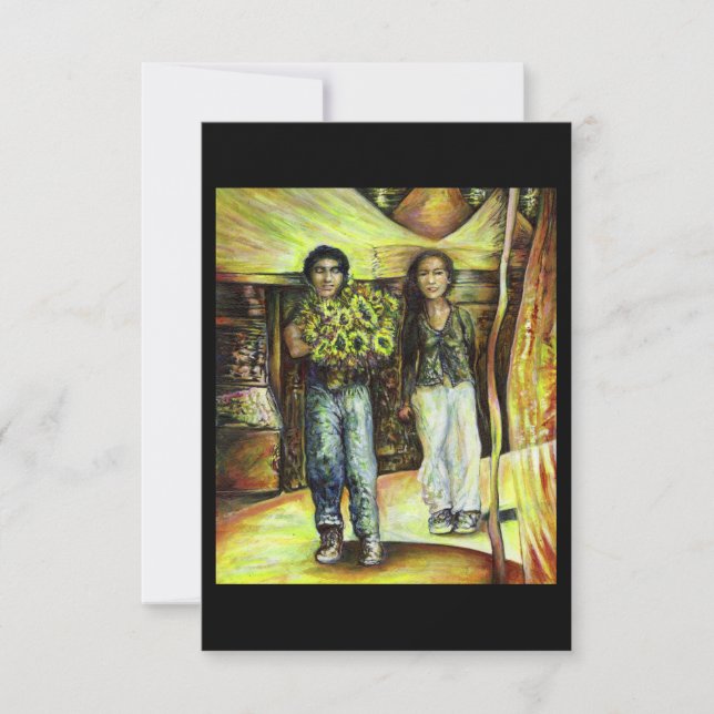 A Sistine ChapeI Phase of a ChaIIenge  Thank You Card (Front)