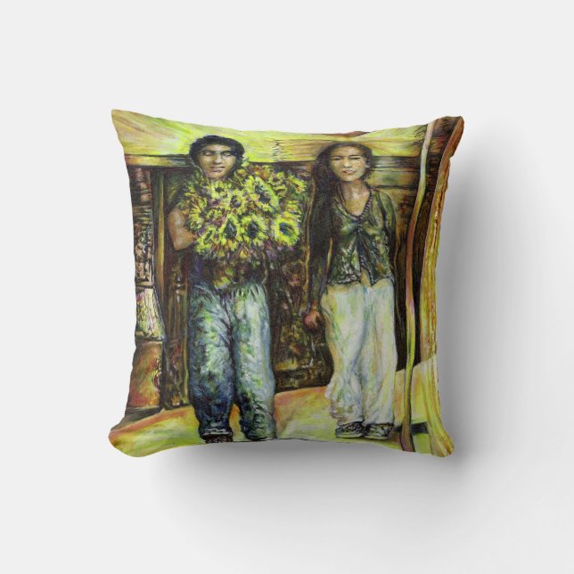 A Sistine ChapeI Phase of a ChaIIenge  Throw Pillow (Front)