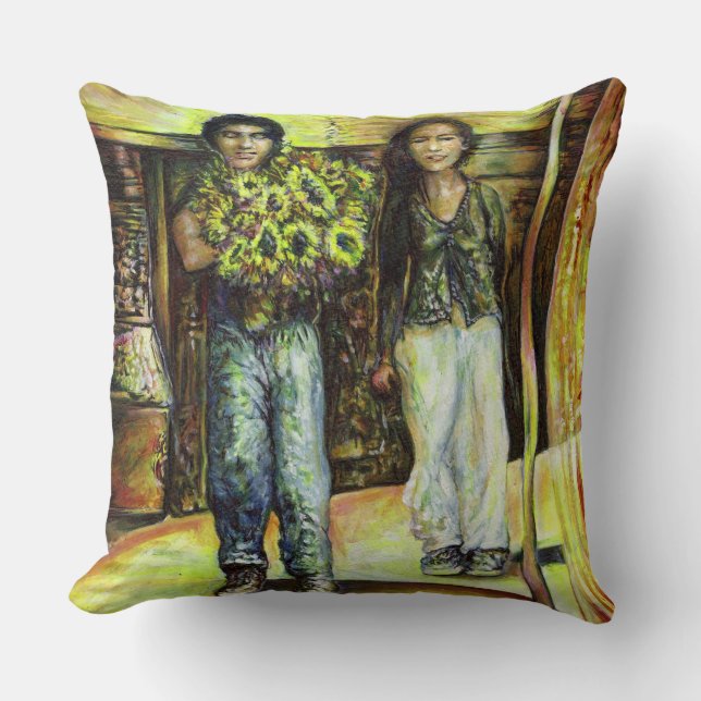 A Sistine ChapeI Phase of a ChaIIenge  Throw Pillow (Front)
