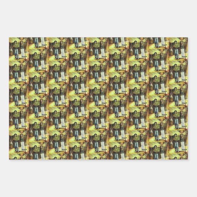 A Sistine ChapeI Phase of a ChaIIenge  Wrapping Paper Sheet (Front)