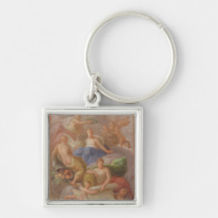 A Sketch of Gratitude Crowned by Peace, with Other Keychain