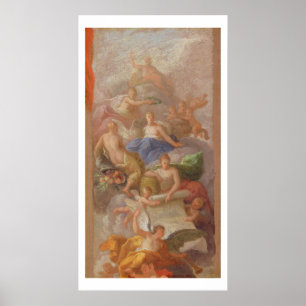 A Sketch of Gratitude Crowned by Peace, with Other Poster