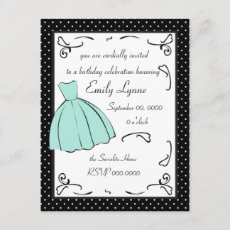 A Sketched Dress Invitation