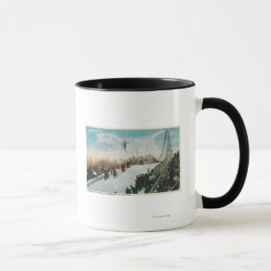 A Ski Tournament Jump Mug