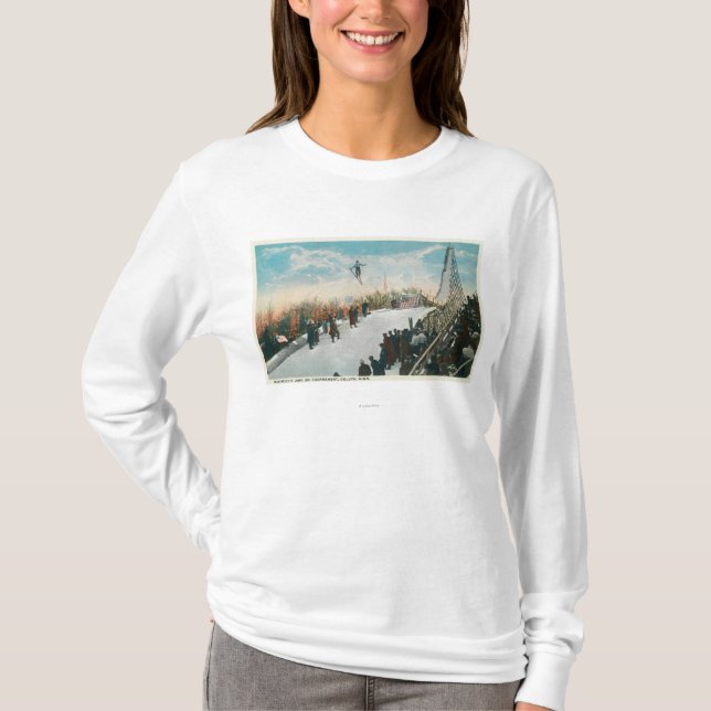 A Ski Tournament Jump T-Shirt (Front)