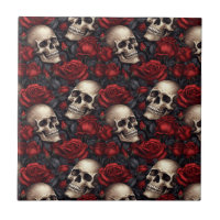 A Skull and Roses Series Design 10