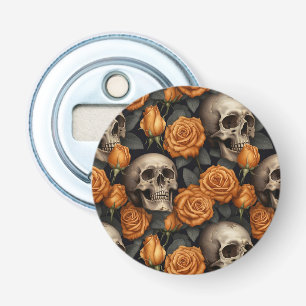 A Skull and Roses Series Design 11 Bottle Opener