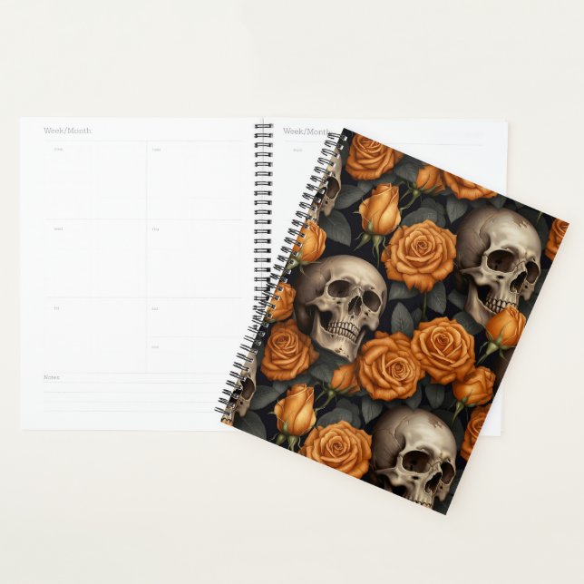 A Skull and Roses Series Design 11 Planner (Display)