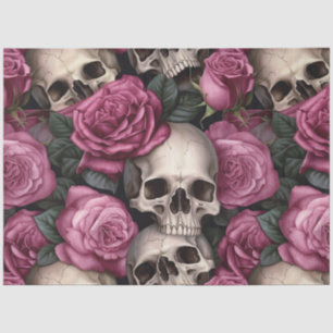 A Skull and Roses Series Design 5 Tissue Paper