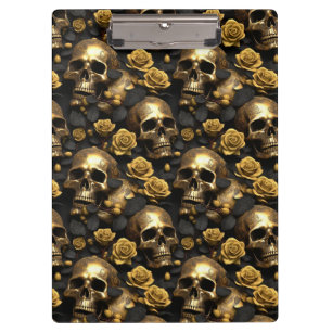 A Skull and Roses Series Design 8 Clipboard