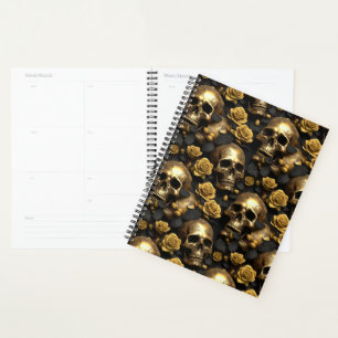 A Skull and Roses Series Design 8 Planner