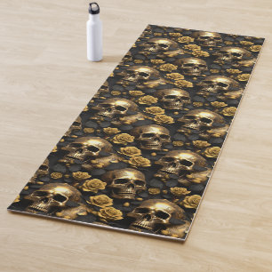 A Skull and Roses Series Design 8 Yoga Mat