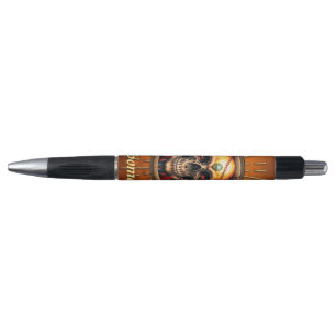 A skull pen