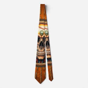 A skull tie