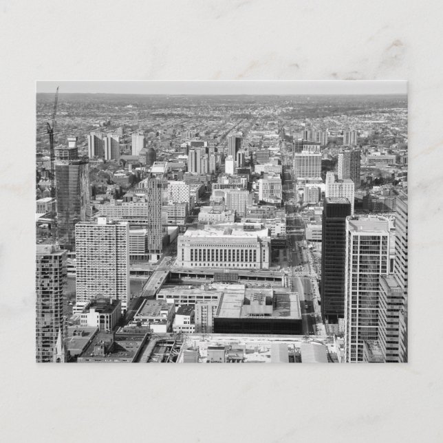 A skyline view of Philadephia Postcard (Front)