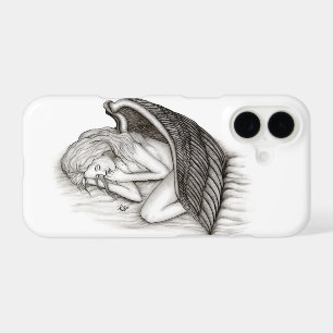 A sleeping Angel , black and white