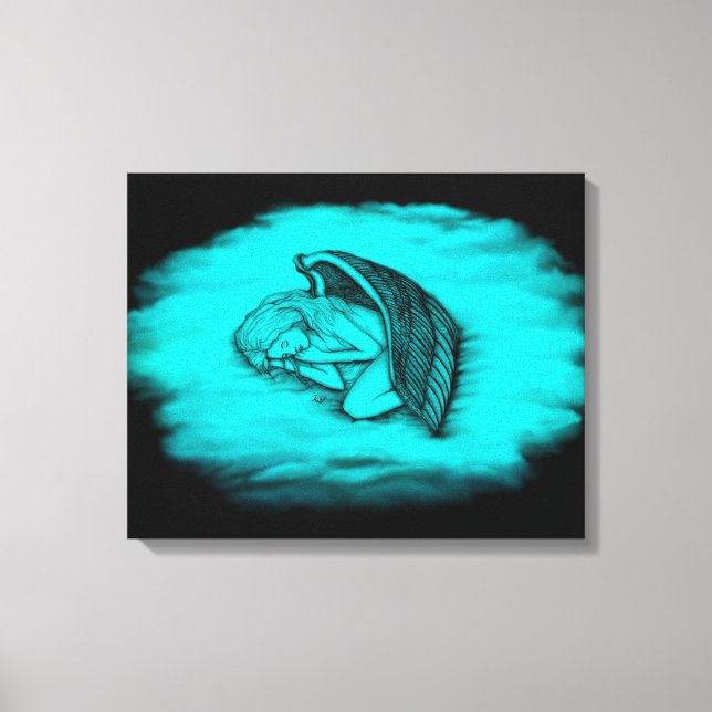 A sleeping Angel Canvas Print (Front)