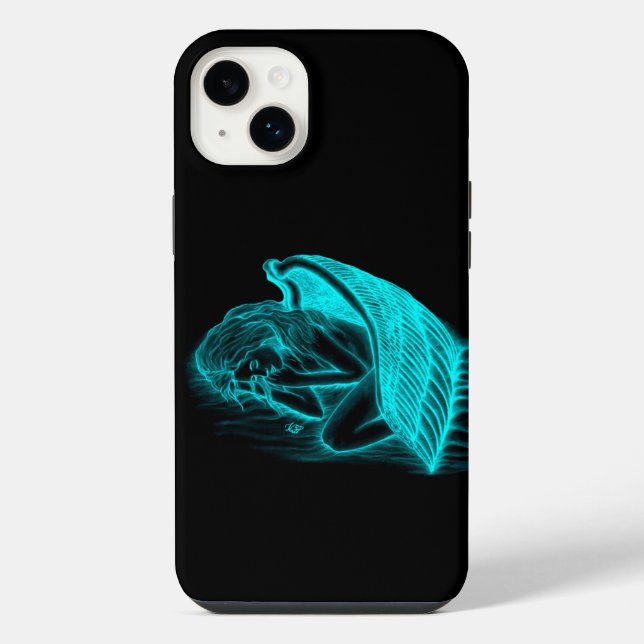 A sleeping Angel iPhone Case (Back)