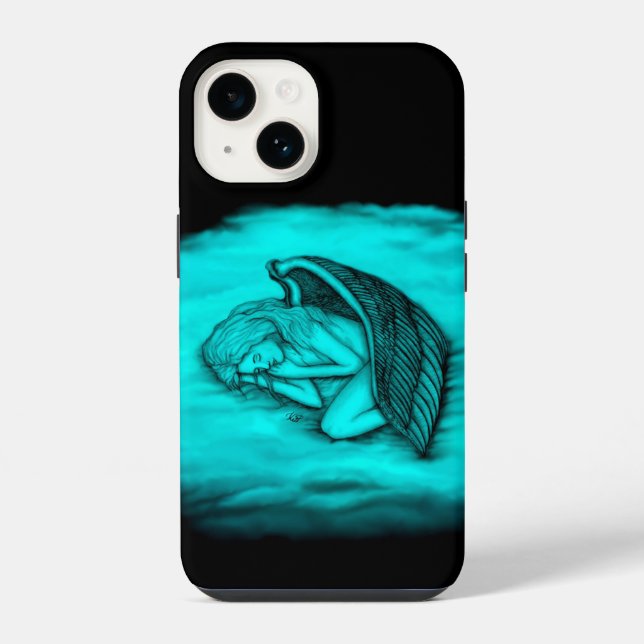 A sleeping Angel iPhone Case (Back)