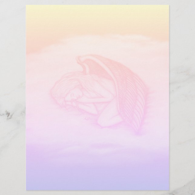 A sleeping Angel Letterhead (Front)