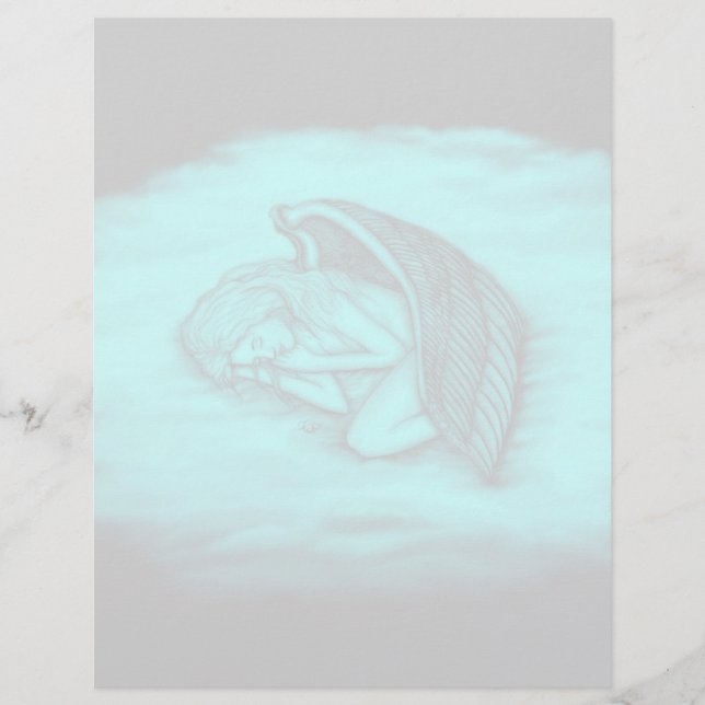 A sleeping Angel Letterhead (Front)