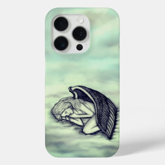 A sleeping Angel on the heavens clouds Case-Mate iPhone Case (Back)