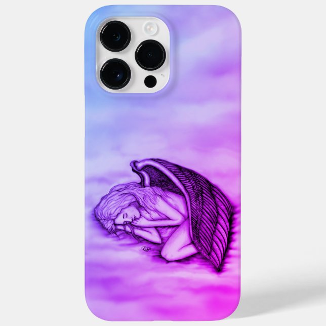 A sleeping Angel on the heavens clouds Case-Mate iPhone Case (Back)