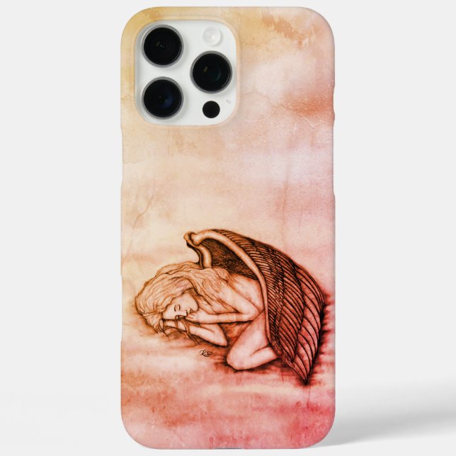 A sleeping Angel on the heavens clouds Case-Mate iPhone Case (Back)