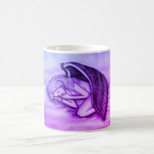 A sleeping Angel on the heavens clouds Coffee Mug