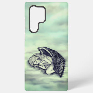 A sleeping Angel on the heavens clouds Samsung Galaxy Case