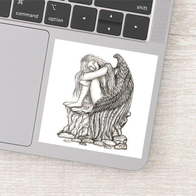 A sleeping Angel on the Stone (Detail)