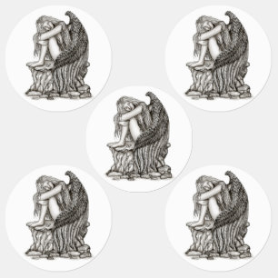 A sleeping Angel on the Stone