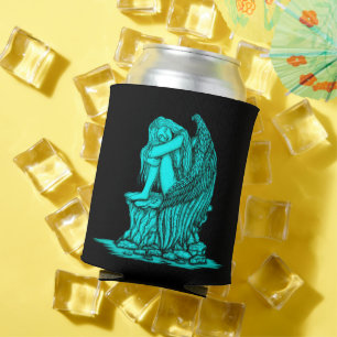 A sleeping Angel on the Stone Can Cooler
