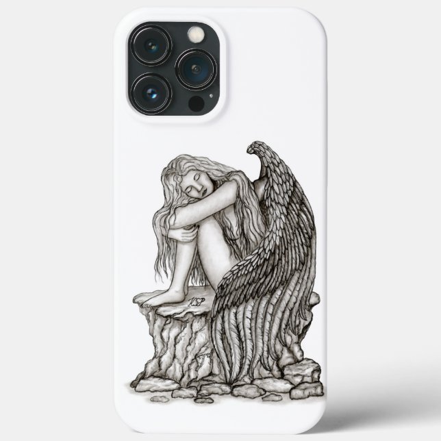 A sleeping Angel on the Stone Case-Mate iPhone Case (Back)