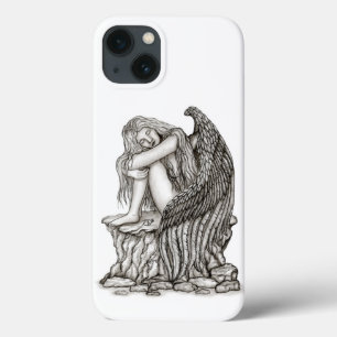 A sleeping Angel on the Stone iPhone 13 Case