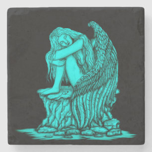 A sleeping Angel on the Stone Coaster