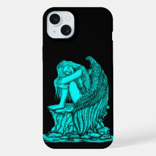 A sleeping Angel on the Stone iPhone 15 Plus Case