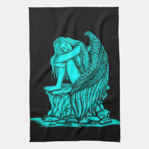 A sleeping Angel on the Stone Kitchen Towel