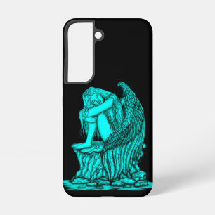 A sleeping Angel on the Stone Samsung Galaxy Case