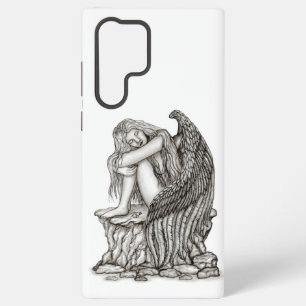 A sleeping Angel on the Stone Samsung Galaxy Case