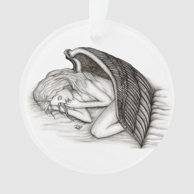 A sleeping Angel Ornament (Front)