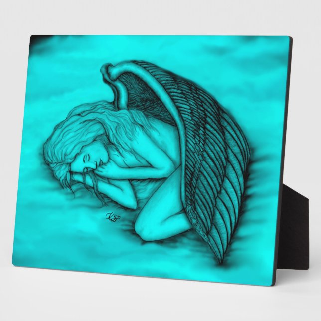 A sleeping Angel Plaque (Side)