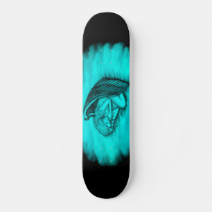 A sleeping Angel Skateboard