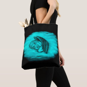 A sleeping Angel Tote Bag