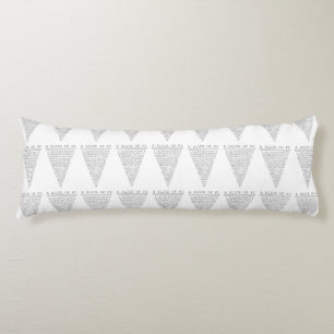 A Slice of Pi Digits Body Pillow