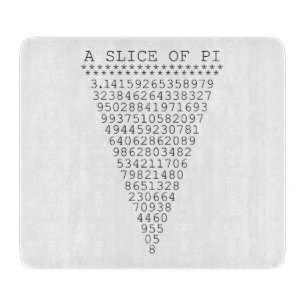 A Slice of Pi Graphic Cutting Board