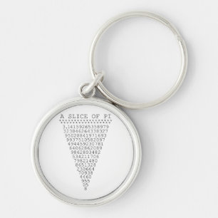 A Slice of Pi Presentation Keychain