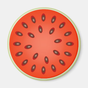 A Slice of Red Watermelon Magnet