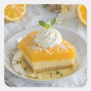A Slice of Summer Sunshine Square Sticker